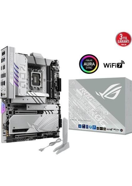Rog Maxımus Z890 Apex Ddr5 6xm2 Usb3.2 Wıfı7 Rgb Lan Atx