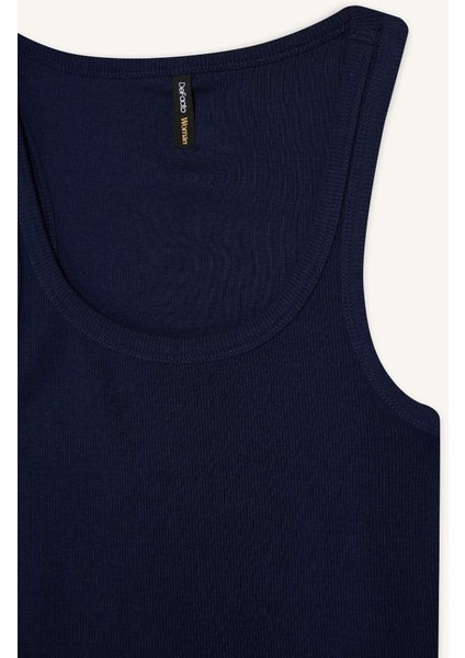 Yeni Sezon Slim Fit Dar Kesim Basic Düz Yuvarlak Yaka Fitilli Kaşkorse Atlet fiyatları