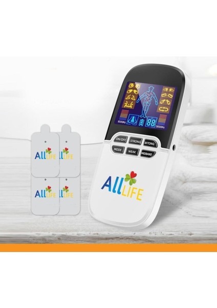 Çift Kanallı Elektronik Tens Cihazı Şarjlı Masaj Aleti