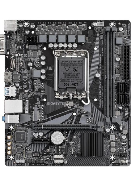 Gıgabyte H610M H V3 Ddr4 3200MHZ M.2 HDMI Matx 1700P fiyatları