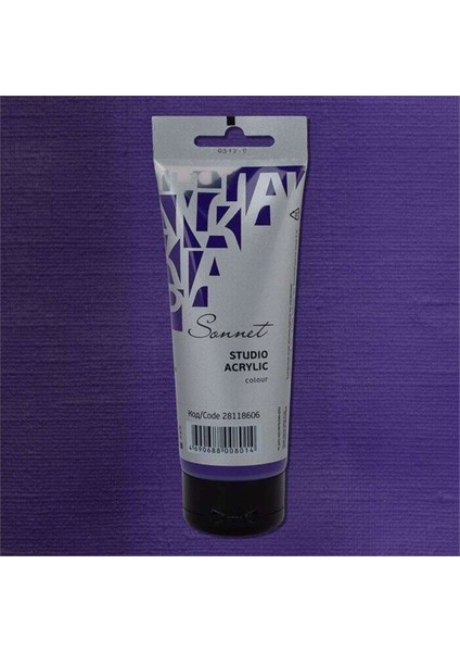 Sonnet Akrilik Boya 120 ml Violet Deep 606