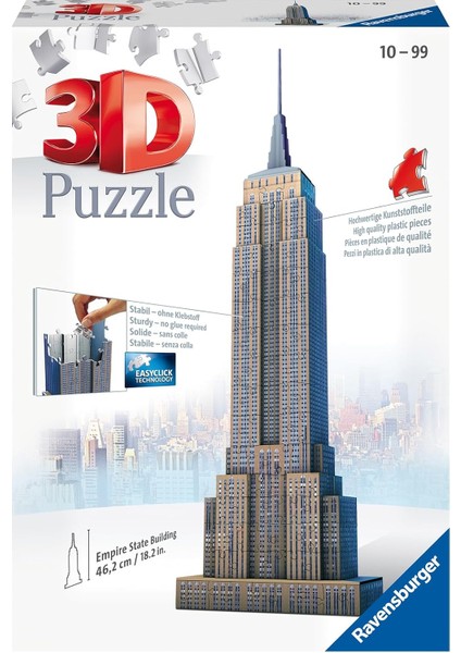 (125531) - 3D Puzzle, Empire State Binası