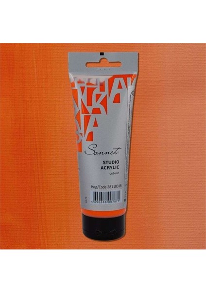 Sonnet Akrilik Boya 120 ml Orange 315 fiyatları