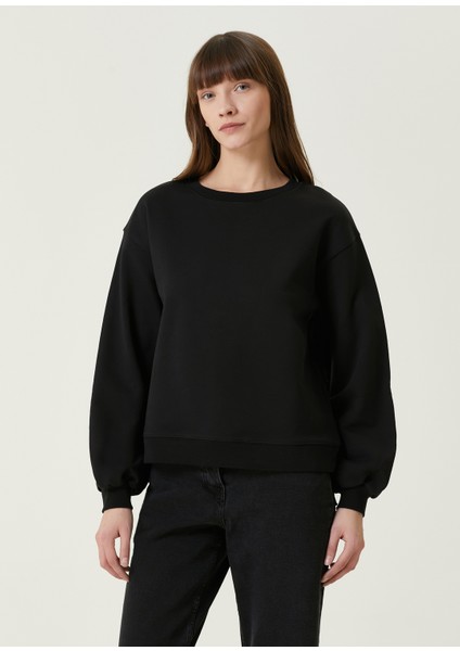Enzo Siyah Bisiklet Yaka Kadın Sweatshirt fiyatları