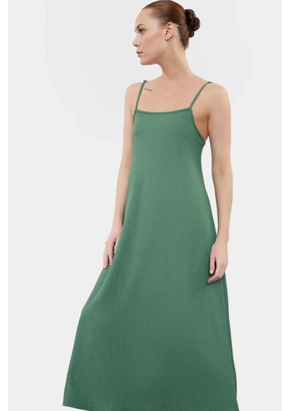 Çok Çiçek Baskılı A Line Maxi Elbise Örme Kumaş Rahat Kalıp Yazlık Premium Kalite