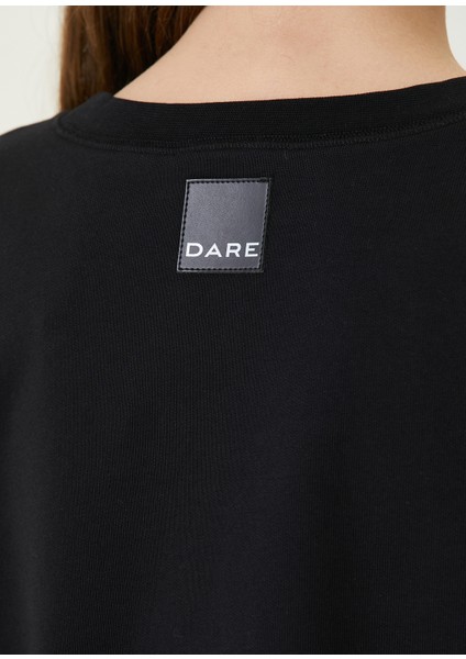 Enzo Siyah Bisiklet Yaka Kadın Sweatshirt indirimleri