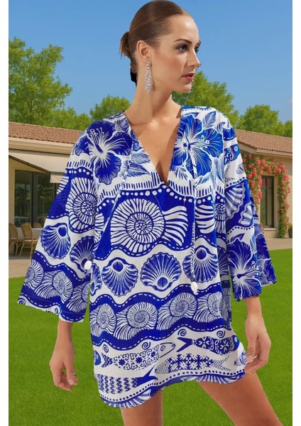 Yazlık Mini Pamuklu Plaj Elbisesi Tesettür Keten Görünümlü Mükemmel Uyum Rahat Kullanım fiyatları