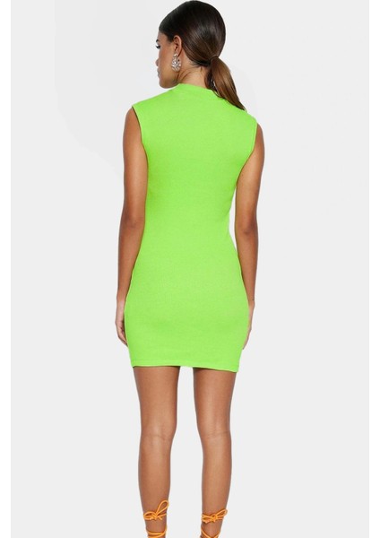 Örme Bodycon Mini Elbise Bisiklet Yaka Rahat Günlük Stil Kullanım Zarifane Tasarım fiyatları