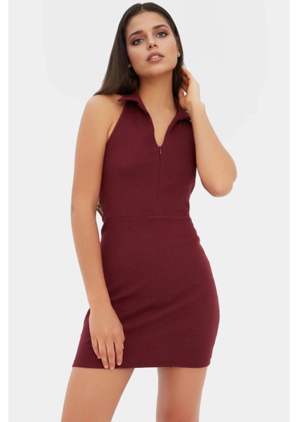 Yazlık Mini Elbise Bodycon Kalıp Örme Kumaş Rahat Kesim Kaliteli Işçilik Zarifane Tasarım modelleri