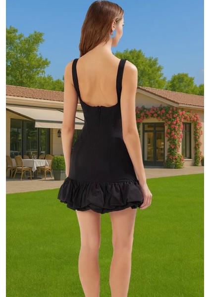 Kısa A Kesim Elbise Finike Dokuma Yazlık Astarlı Mini Elbise Trend Tasarım Profesyonel Görünüm modelleri