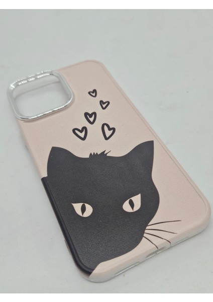 IPHONE 14 Pro Özel Kedi Tasarımlı Lüks Silikon Kılıf modelleri