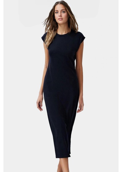 Akrilik Pamuk Triko Maxi Elbise Rahat Günlük Kullanım Için Şık Görünüm Trend Tasarım Modern Stil modelleri