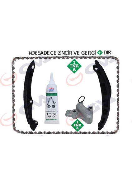 Eksantrik Zincir Seti Golf5/6-Jetta-Passat-Scirocco-A3-Leon 1.6 Fsi Blf - 1.4 Tsi Caxa-Bmy-Blg Ynsmr