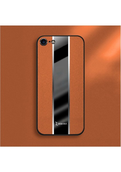 Apple Iphone 7 Uyumlu Kılıf Zebana Premium Deri Kılıf Kahverengi fırsatları