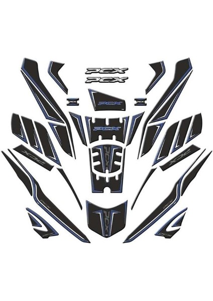 Honda Pcx 2025 Uyumlu Tank Pad Set 005