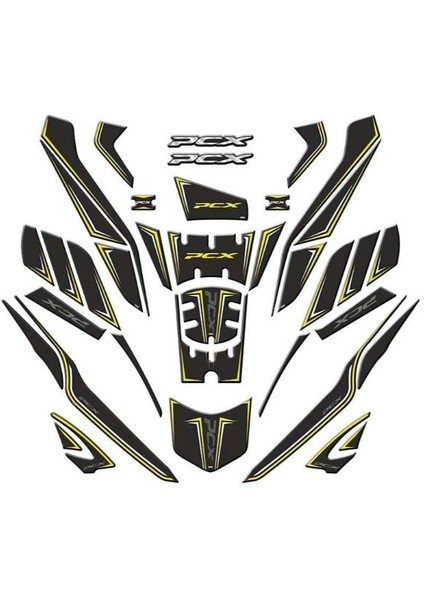 Honda Pcx 2025 Uyumlu Tank Pad Set 006