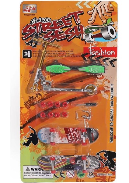 Bfs KZL-012-13 Kartela Kaykay Scooter -Kızılkaya
