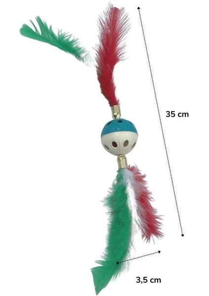 Bfs Tüylü Püsküllükedi Oyuncağıdikkat Çekici Renkli Sevimli Evcil Hayvan Oyuncağı