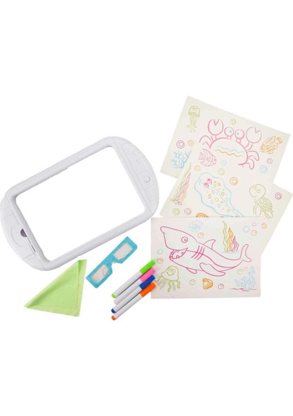 Bfs 3D Doodle Karanlıkta Parlayan Sihirli Yazı Tahtası