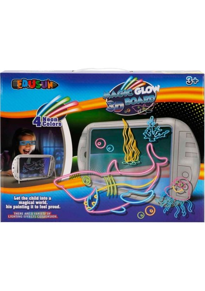 Bfs 3D Doodle Karanlıkta Parlayan Sihirli Yazı Tahtası modelleri