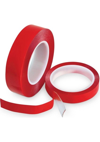 Sgs 2520 Şeffaf Çift Taraflı Silikonize Bant 18 mm 2 Metre