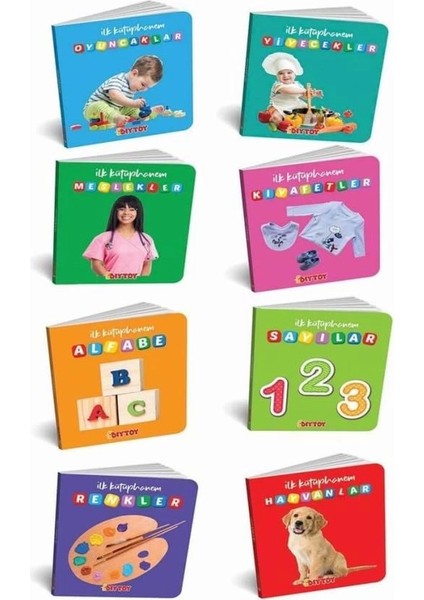 Bfs 2090 Dıytoy, Ilk Kütüphanem-Ilk Sözcükler 8'li Mini Kitap Seti modelleri