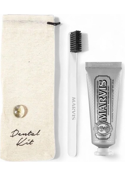 Smokers Whitening Mint 25 ml + Yumuşak Beyaz Diş Fırçalı Dental Kit