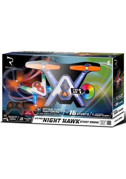 Bfs Uzaktan Kumandalı Night Hawk Stunt Işıklı Drone