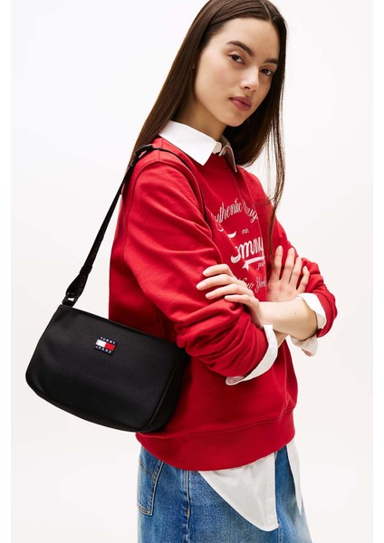 Kadın Tjw Daily Shoulder Bag Omuz Çantası - Siyah indirimleri