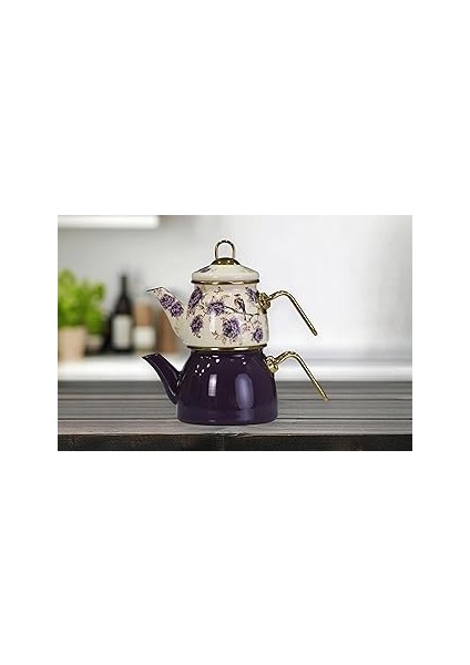 Pr Home Fiorella Mini Model Emaye Çaydanlık