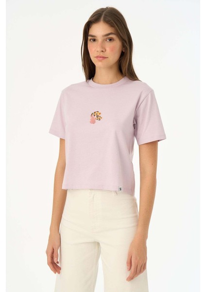 Palyaço Balığı Light Weight Kadın T-Shirt - Lila