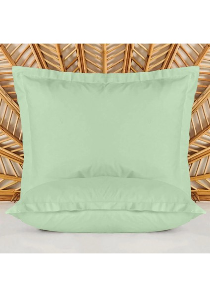 Soft Basic Oxford 2'li Yastık Kılıfı - Yeşil - 50X70 cm