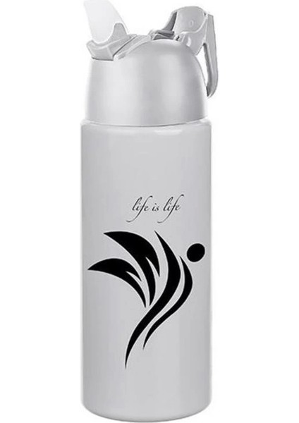 Bfs Kilitlenebilen Matara Güvenlikli Suluk Sporcu Matarası Spor Su Şişesi Içecek Şişesi 700ml