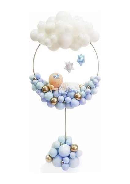 Bfs Sticker Damla Model Çift Taraflı Yapışkan Balon Yapıştırıcısı