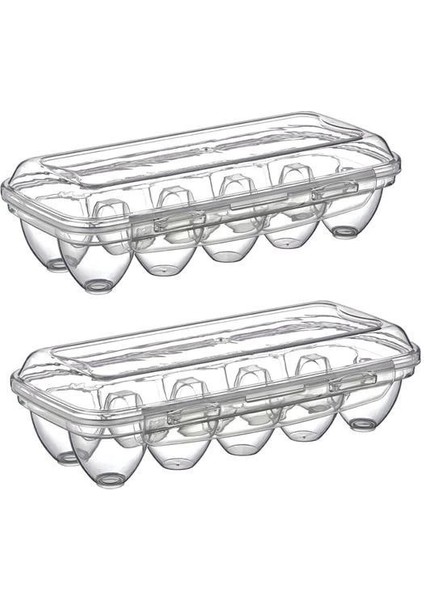 Bfs 10 Bölmeli Kilitli Kapaklı Yumurtalık Saklama Kutusu YU110