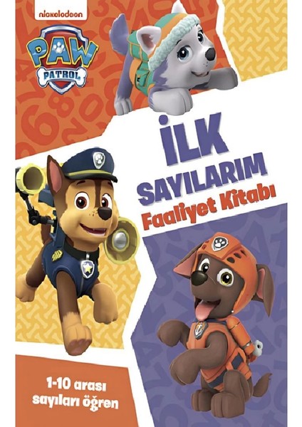 Bfs Paw Patrol Ilk Sayılarım Faaliyet Kitabı 38062BT