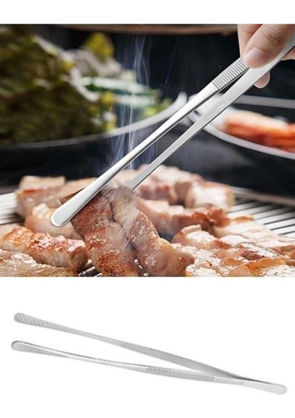 Yiyecek Servis Maşası Air Fryer Master Chef Şef Cımbızı Et Kızartma Barbekü Aleti 30 cm
