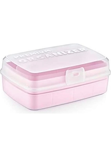 Bfs 12 Bölmeli Çok Amaçlı Takı Toka Kutusu Dikiş Kutusu Kapaklı Organizer Kutusu Bölmeli Kutu