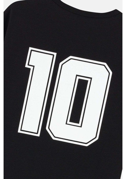 Number 10 Oversize T-Shirt - Siyah modelleri