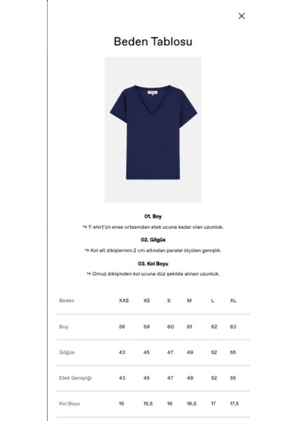Basic Lightweight V Yaka Kadın T-Shirt - Siyah modelleri