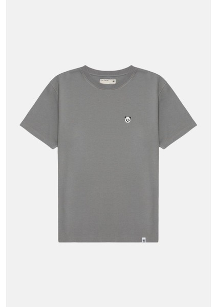 Panda Premium T-Shirt - Gri