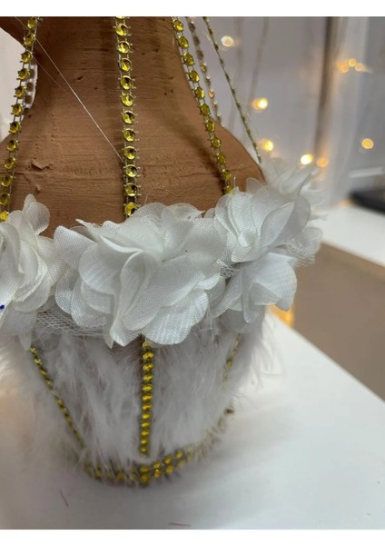 Gelin Testisi Kına Düğün Gecesi Beyaz