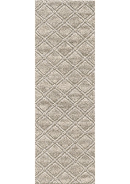 Modern Trend Tasarım Yumuşak Dokulu Özel Ebat Kesim Overloklu Jüt Taban Makine Halısı Bej indirimleri