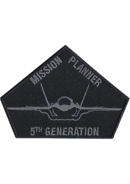 Bfs Ütü Ile Yapışan Mission Planner Siyah Arma 6 cm