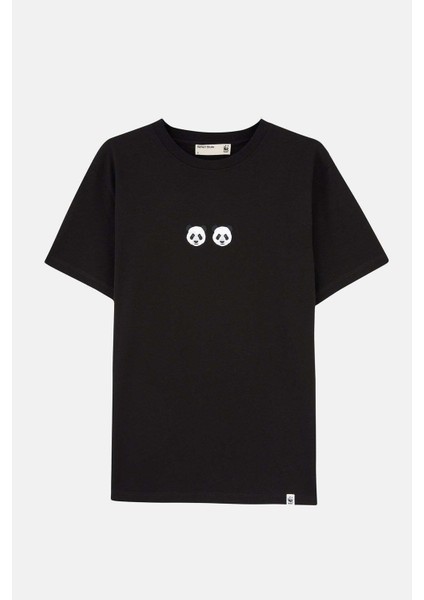 Chi & Chi Panda Soft T-Shirt - Siyah