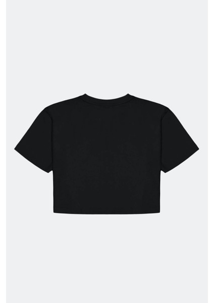 Yavru Imparator Penguen Crop Light-Weight T-Shirt - Siyah modelleri