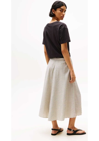 Kadın Slub Crop V-Yaka Kısa Kol T-Shirt - Siyah modelleri