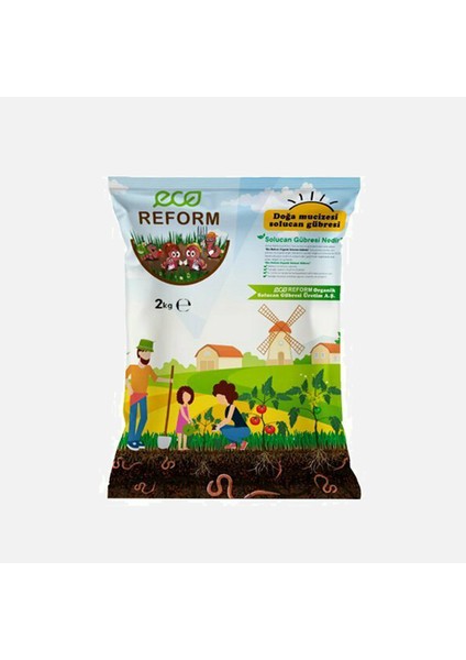 Organik Solucan Gübresi 2 kg