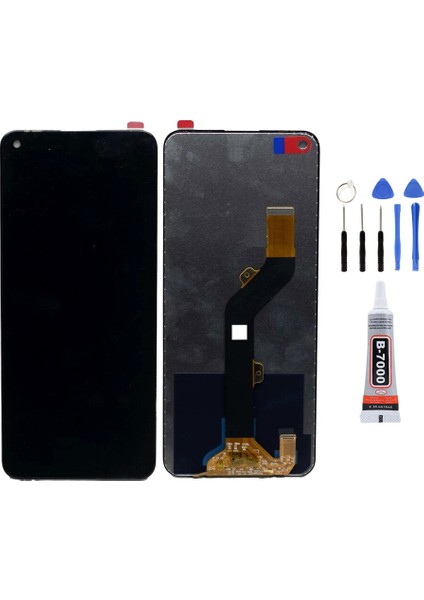 Infinix Note 7 Ekran LCD Dokunmatik Tamir Seti Hediyeli
