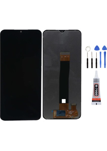 Samsung M13 M135F Uyumlu Ekran LCD Dokunmatik Tamir Seti Hediyeli